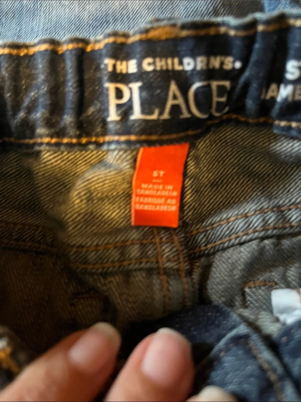 The Children's Place Dark Wash Straight-Leg Jeans